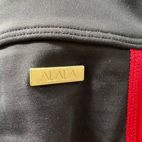 ALALA X Revolve Reef Tight Leggings Black/Pink/Red Colorblock Women's Small $128 - Picture 6 of 7